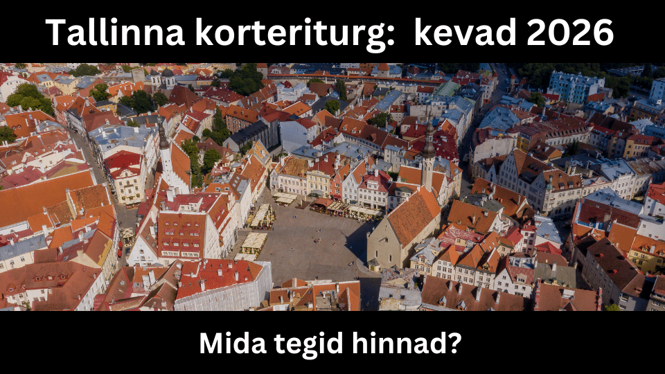 Tallinna korteriturg kevad 2026 Tallinna korteriturg käitus 2026. aasta 1. kvartalis nagu kohvik, kus rahvast on veidi vähem, aga arved on suuremad. Tehinguid t